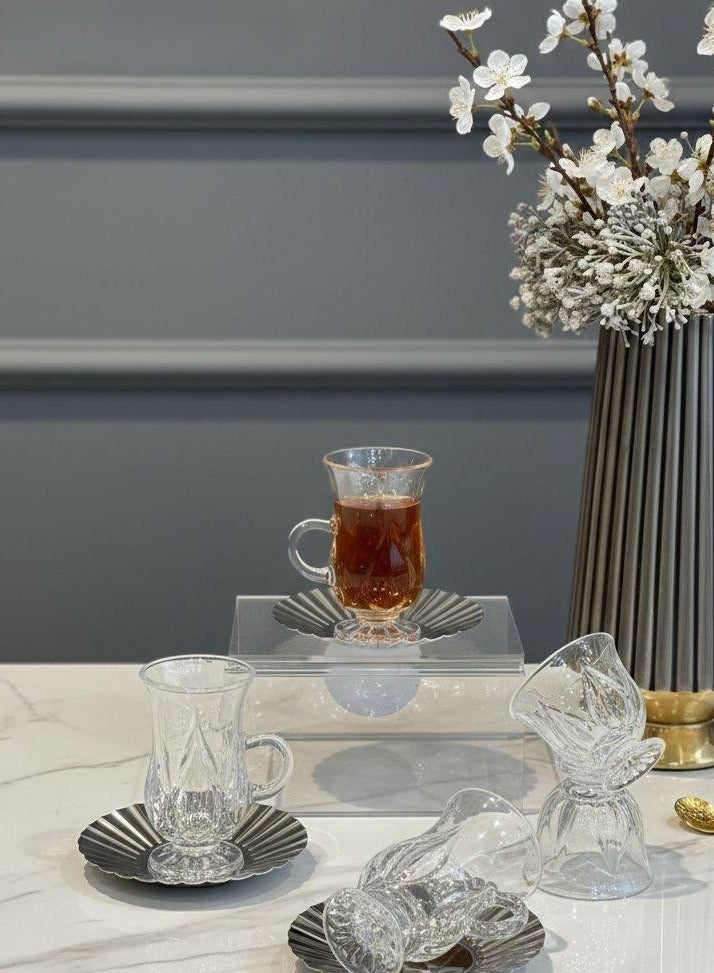 Luxury 36-piece tea and coffee cup and saucer set - Image 2